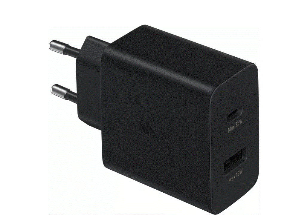 1-1-3.gif Samsung EP-TA220 Supersnabbladdning 35W Duo-reseadapter (EP-TA220NBEGGB) - Image 1
