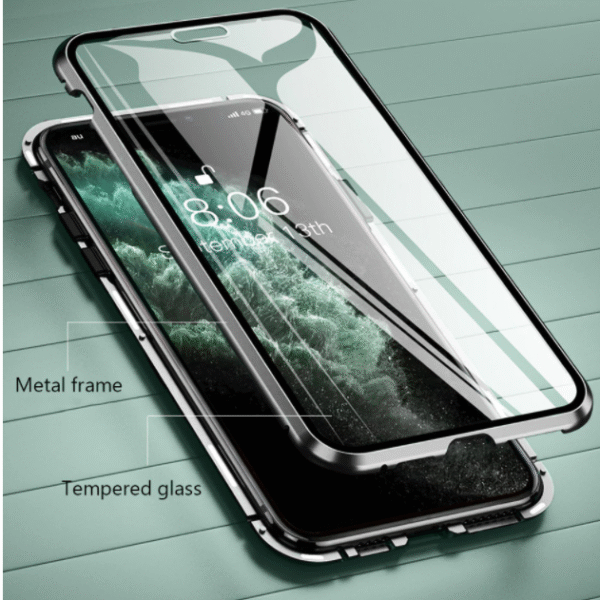 metallfodrall till iphone 11 pro svart