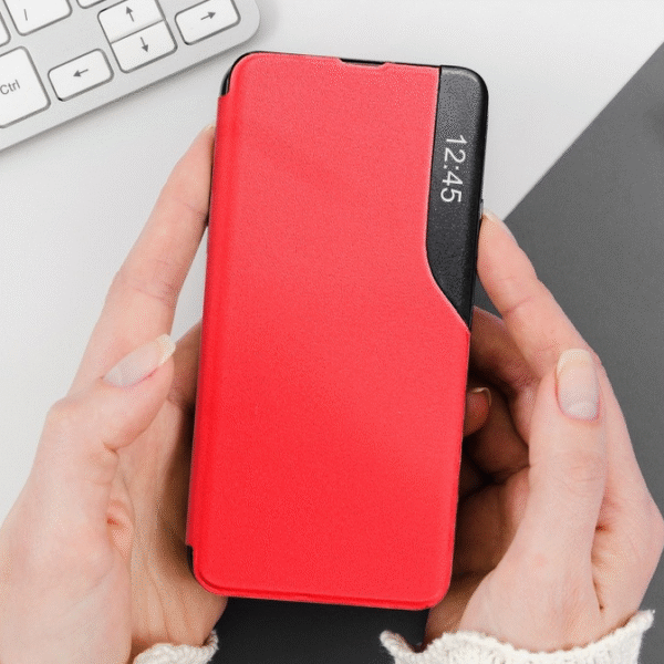 SMART VIEW fodral till SAMSUNG S21 FE röd - Image 3