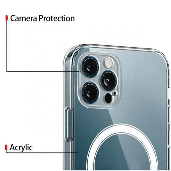 Hårdsilikon fodral för iPhone12/12 pro  med stöd för Mag-Safe - Image 2