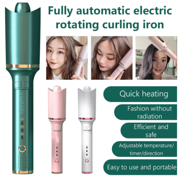 Automatisk hårkrullare vit - Image 7