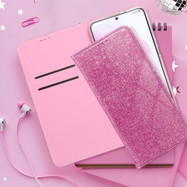 SHINING Book för Samsung S20 ultra rosa