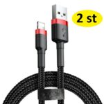 2 st snabb iphone kablar