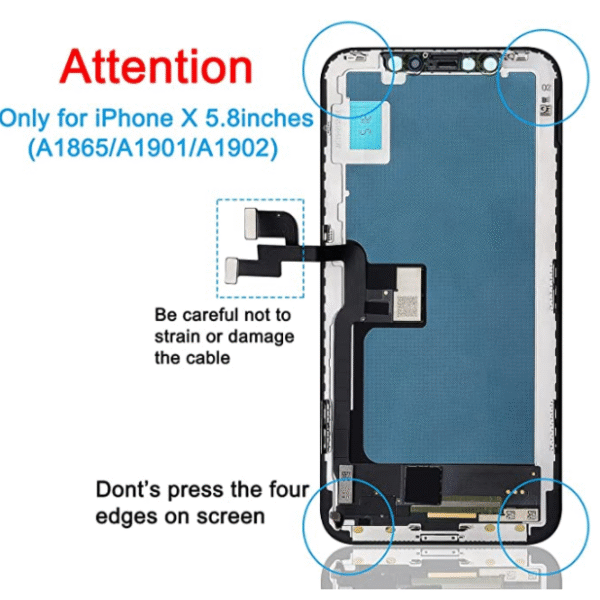 Ersättning Iphone X skärm med verktyg och Vattentätt lim - Image 2