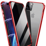 Sekretessskydd  metallfodrall till iPhone 11pro röd