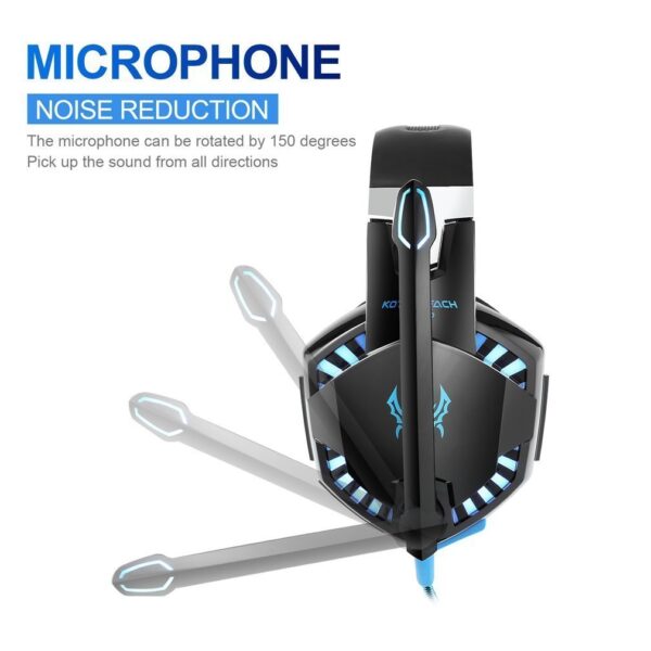 spel hörlurar blå - Image 3