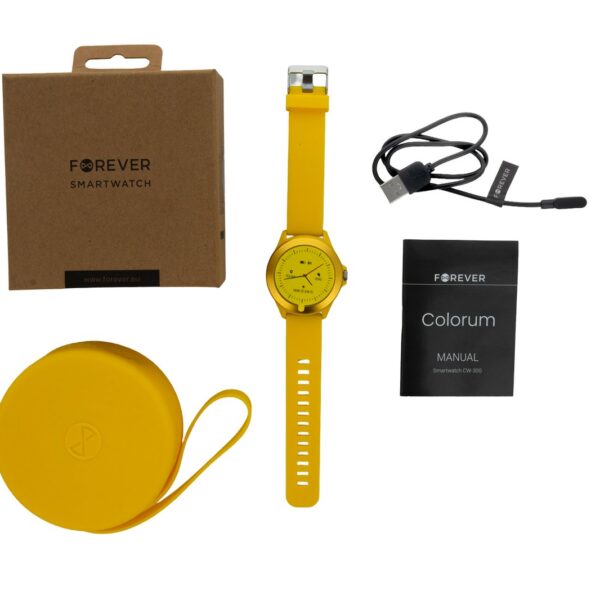 Smartwatch Forever Colorum CW-300 xYellow - Image 4