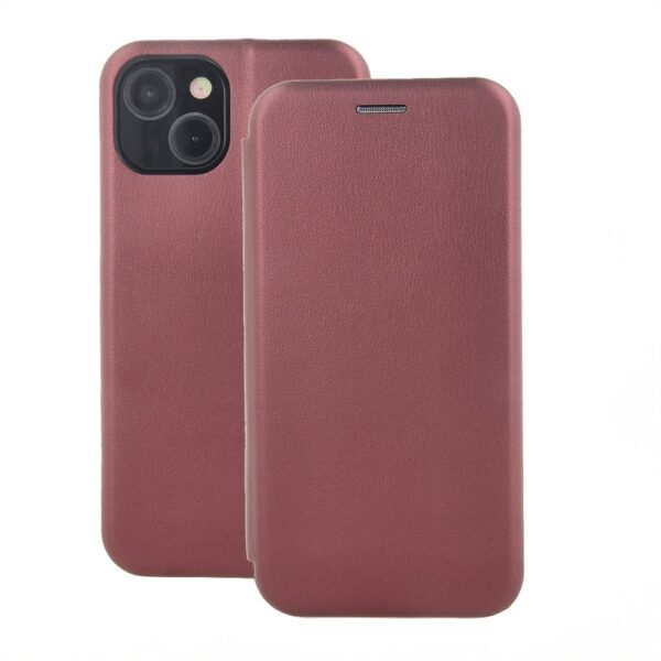 Smart Diva case for iPhone 16e burgundy