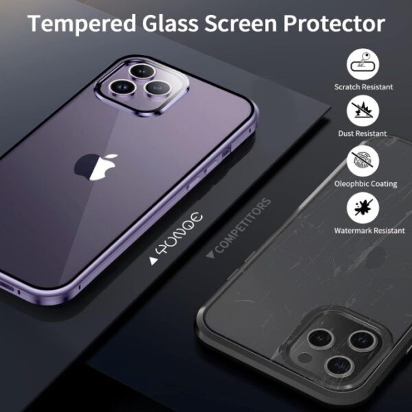 sekretess doubelfodral för Iphone 13 lila - Image 4