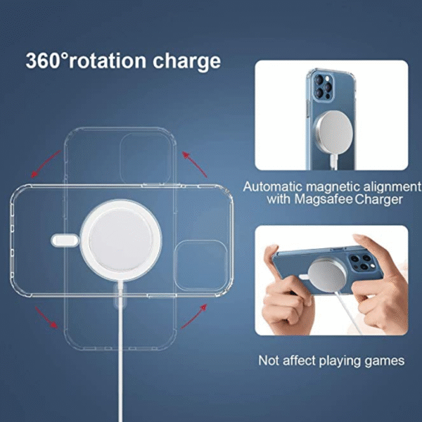 Hårdsilikon fodral för iPhone12/12 pro  med stöd för Mag-Safe - Image 4