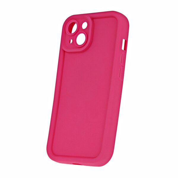 Rim TPU skal för iPhone 15 pro rosa - Image 4