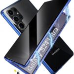 sekretess doubelfodral för Samsung S24 ultra blå