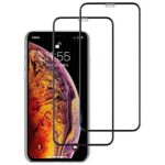 2 st hel täckande skärmskydd för iphone 11 pro Max