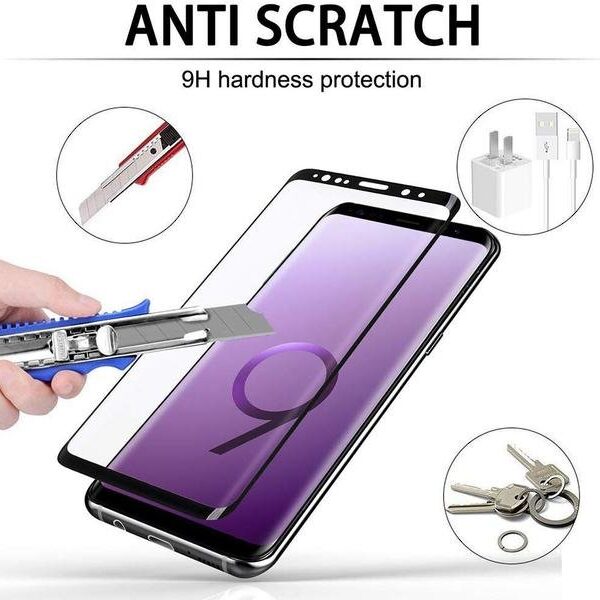 4 st top kvalitet  heltäckande skärmskydd för Samsung S9 plus - Image 2