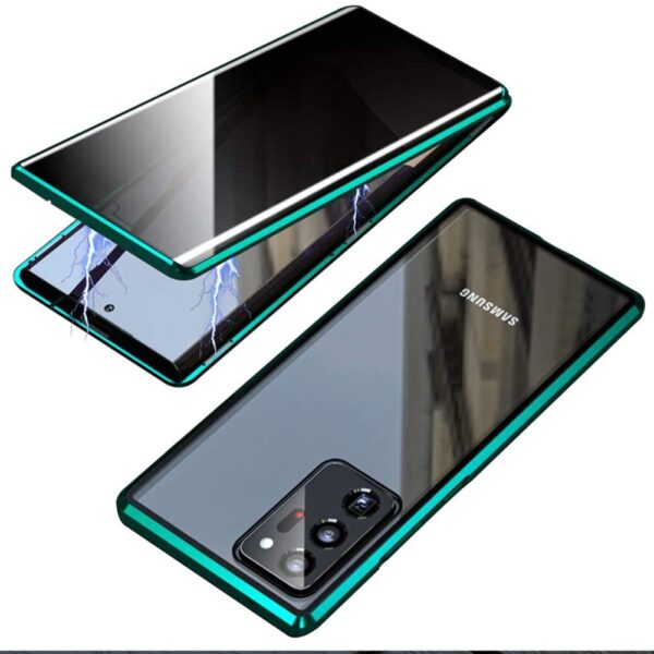 Sekretess magnetfodral för Samsung Galaxy S21plus grön