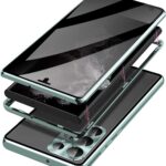 sekretess doubelfodral för Samsung S21 grön