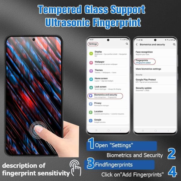 2 st Sekretess nanofilm för Samsung S10 plus - Image 3