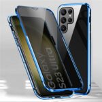 sekretess doubelfodral för Samsung S23 plus blå