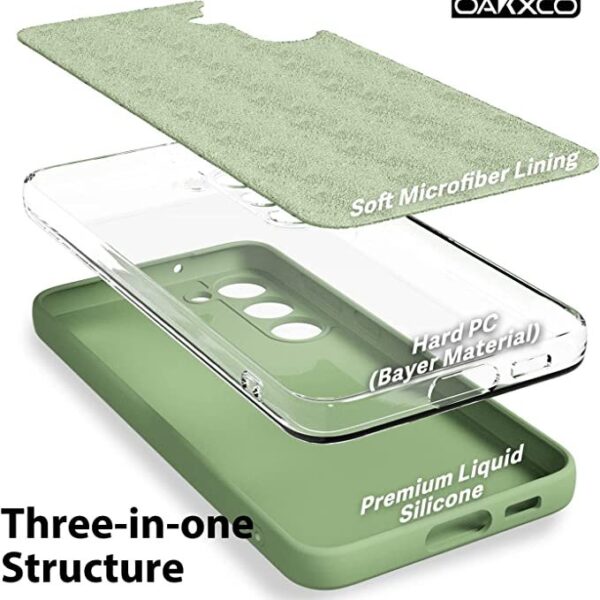 silcon fodral för Samsung  S23 ultra mörkgrön - Image 3