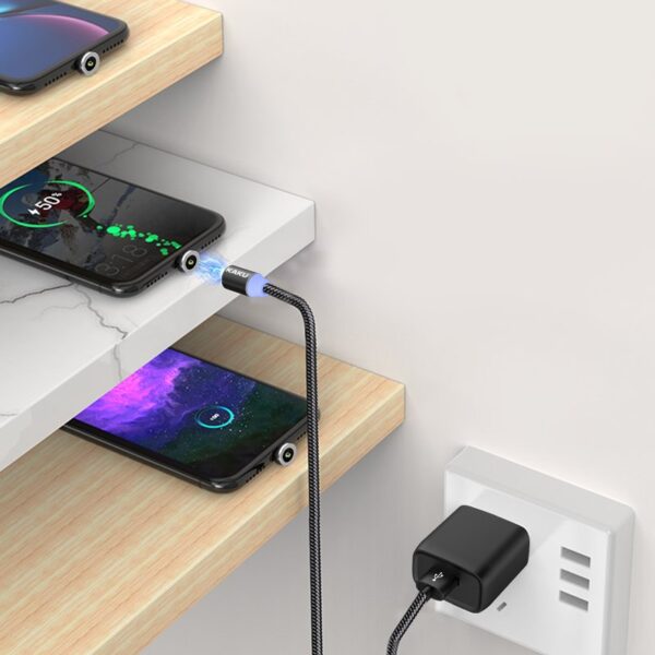 2 st usb-c magnet laddare svart - Image 5