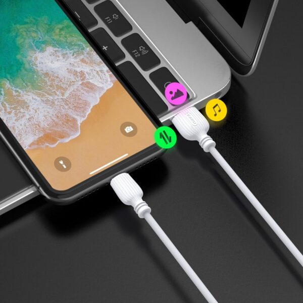 2 st super kvalitet 1m usb-c laddarekabel grön - Image 3