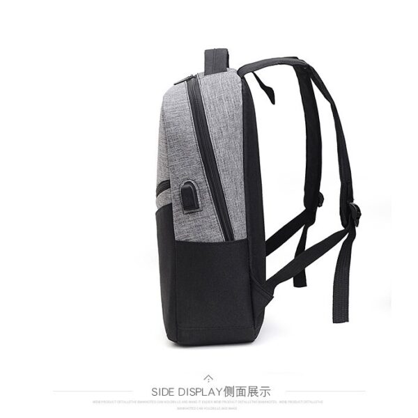 Ryggsäckar |gråsvart med usb - Image 8