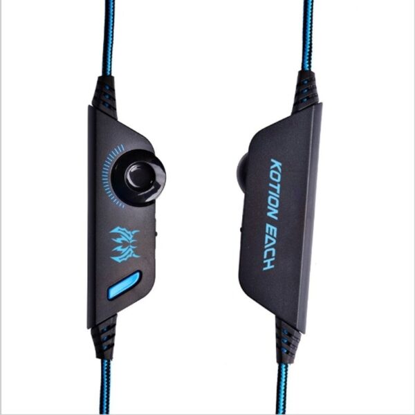 Deep Bass spel hörlurar blå - Image 3