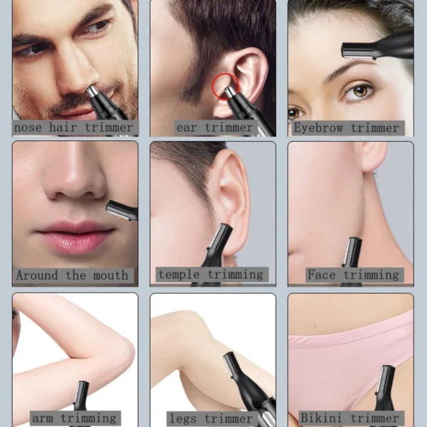 4in1 Rechargeable Nose Ear Hair Trimmer For Men - Image 2