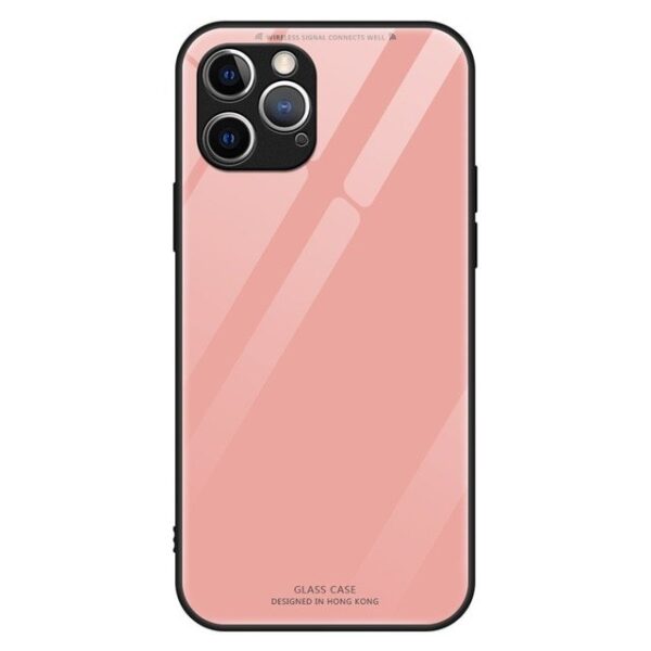 GLAS Fodral till IPHONE 12 PRO MAX rosa