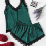 2 delars Nattkläder Underkläder|M|grönt|