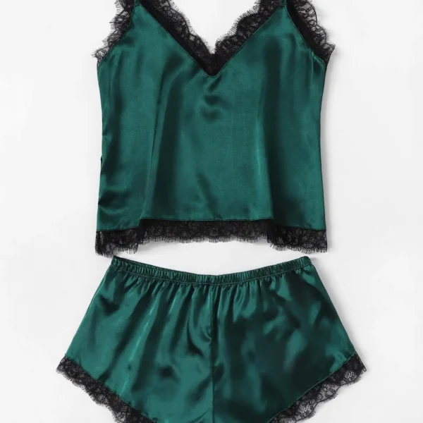 2 delars Nattkläder Underkläder|XXL|grönt| - Image 2