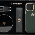 Tillbehörspaket – iPhone 13mini grönt Saffiano