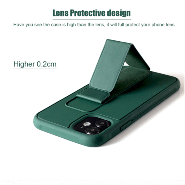 fodral med handrem för iphone 13 pro max svart - Image 4