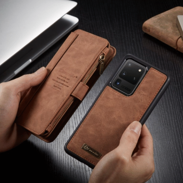 Läderfödral caseme 0018 för  iphone 12 mini brun - Image 5