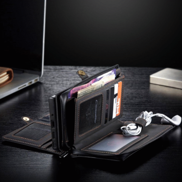 Läderfödral caseme 0018 för  iphone 12 mini svart - Image 3