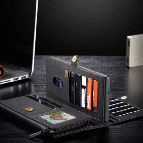 Läderfödral caseme 0018 för  iphone 12 mini svart - Image 2