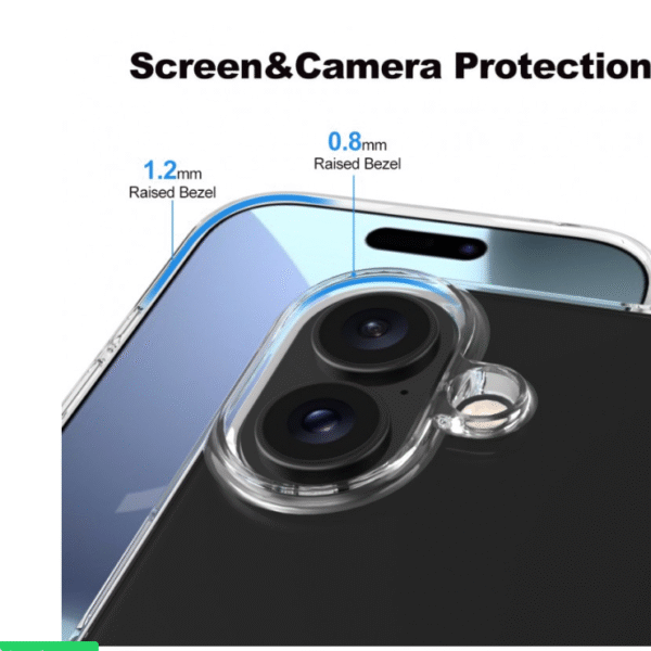 Slimmat Silikonfodral 1 mm – Transparent – iPhone 17 - Image 3