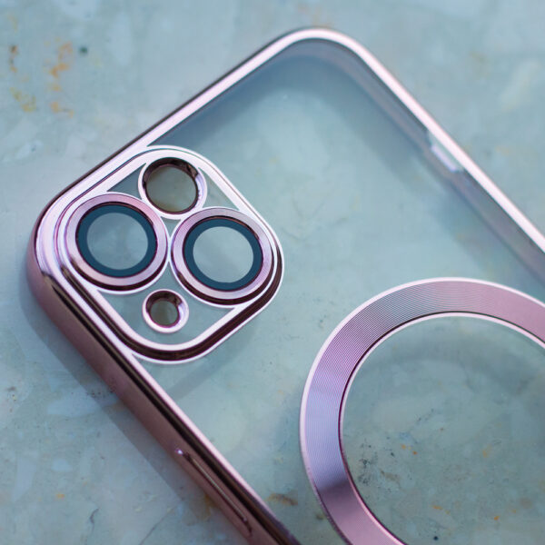 Chrome Mag-skal till iPhone 17 air roséguld - Image 8