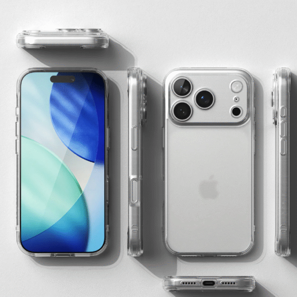 Slimmat Silikonfodral 1 mm – Transparent – iPhone 17 pro max - Image 5